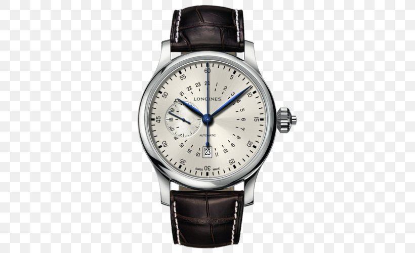 Longines Chronograph Watch Strap Movement, PNG, 500x500px, Longines, Automatic Watch, Brand, Buckle, Chronograph Download Free