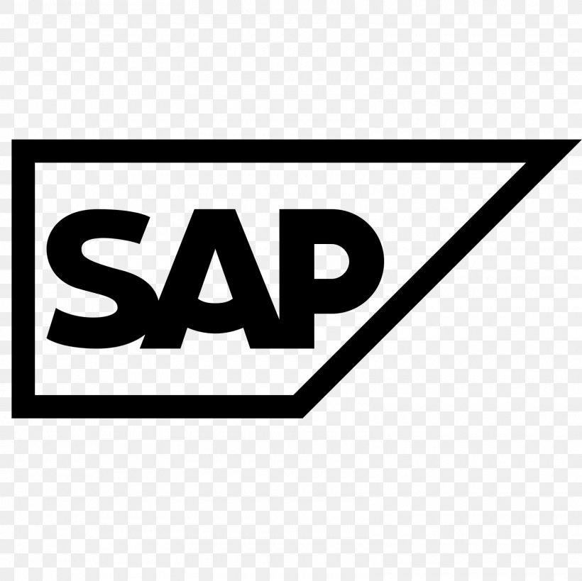 SAP ERP SAP SE SAP HANA SAP NetWeaver Business Warehouse, PNG, 1600x1600px, Sap Erp, Area, Black, Black And White, Brand Download Free