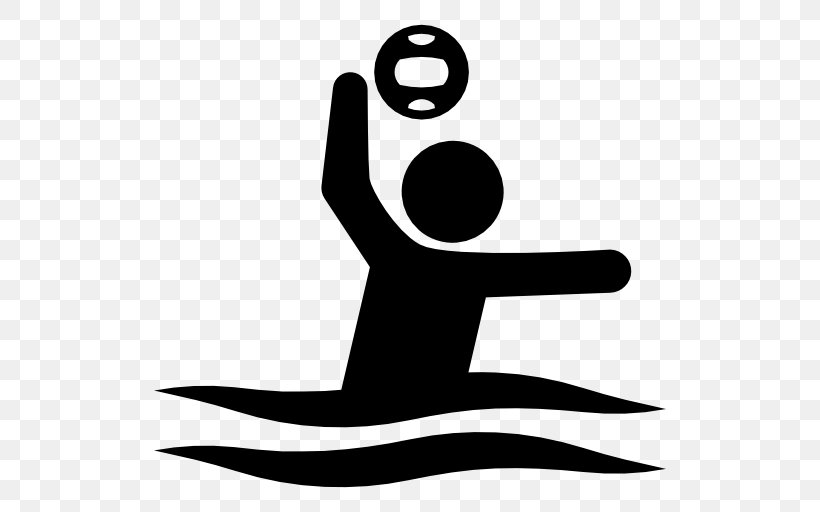 Swimming Clip Art, PNG, 512x512px, Swimming, Area, Artwork, Ball, Black And White Download Free