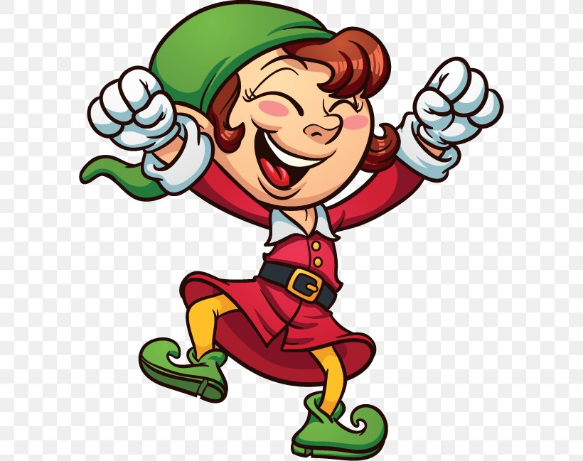 Santa Claus Christmas Elf Cartoon Illustration, PNG, 598x649px, Santa Claus, Art, Artwork, Cartoon, Cartoonist Download Free