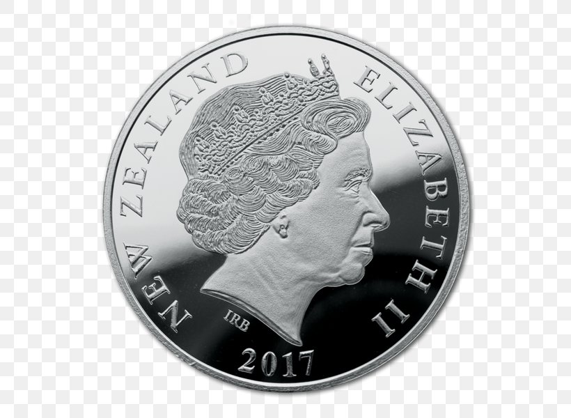 Silver Coin New Zealand Silver Coin Proof Coinage, PNG, 600x600px, 2017, Coin, Black And White, Currency, Dollar Coin Download Free