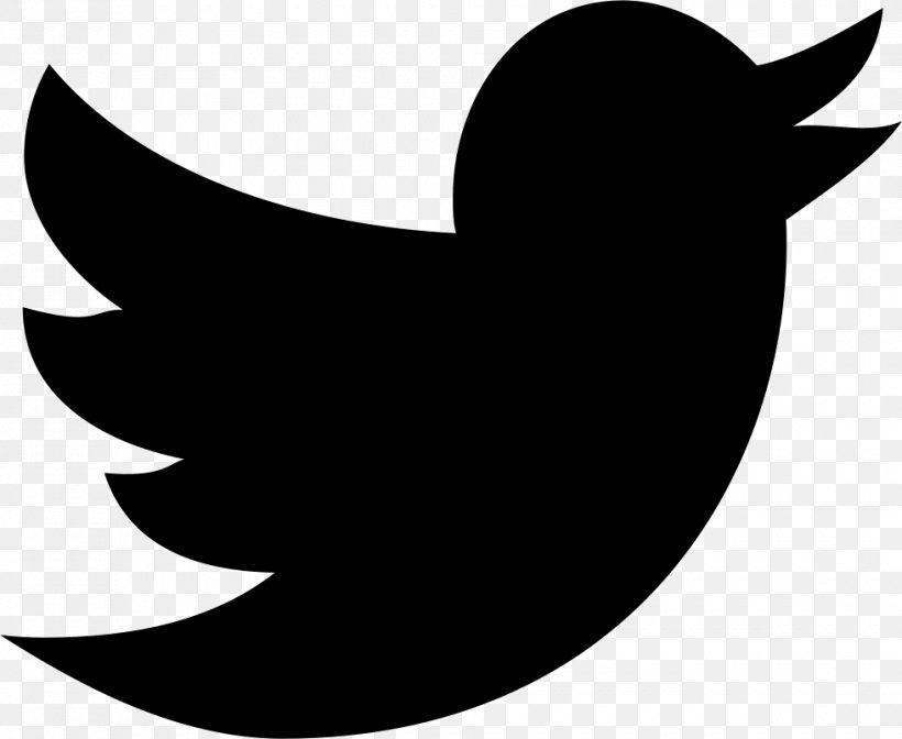 Twitter Bird Logo, PNG, 980x804px, Logo, Beak, Black, Black And White, Crescent Download Free