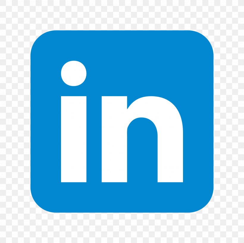 Logo Social Media LinkedIn, PNG, 1600x1600px, Logo, Area, Blue, Brand, Facebook Download Free