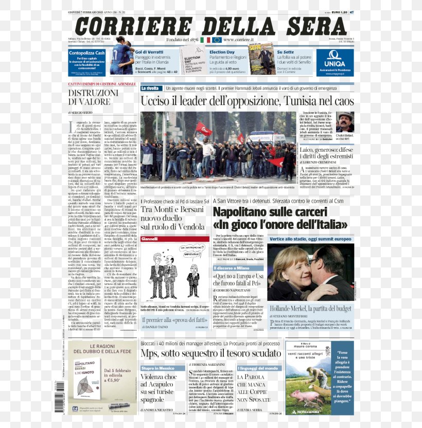 Newspaper Socc'mel! Espressione Etrusca Che Significa Stupore E Smarrimento Il Baco Del Corriere Corriere Della Sera Advertising, PNG, 616x832px, Newspaper, Advertising, Corriere Della Sera, Evening, Meaning Download Free