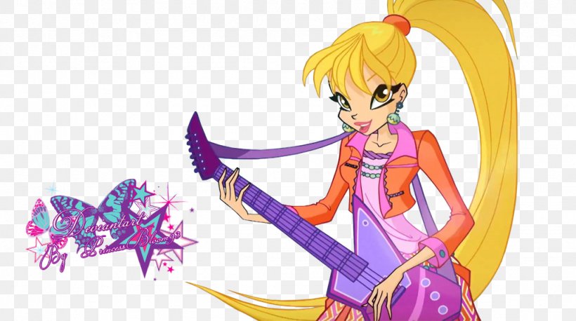 Stella Bloom Winx Club, PNG, 1024x573px, Watercolor, Cartoon, Flower, Frame, Heart Download Free