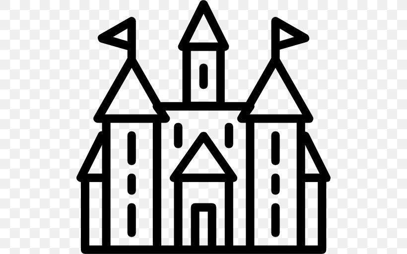 Castle Wizard Howl, PNG, 512x512px, Castle, Area, Black And White, Facade, Logo Download Free
