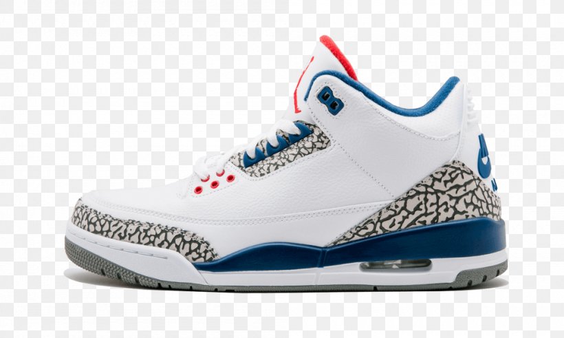 Air Jordan Nike Sports Shoes Jordan Air 3 OG Junior, PNG, 1000x600px, Air Jordan, Aqua, Athletic Shoe, Basketball Shoe, Blue Download Free