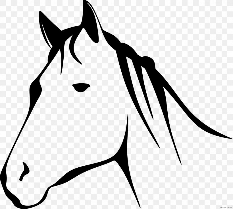 Horse Head Mask Clip Art, PNG, 2348x2101px, Horse, Artwork, Black, Black And White, Bridle Download Free