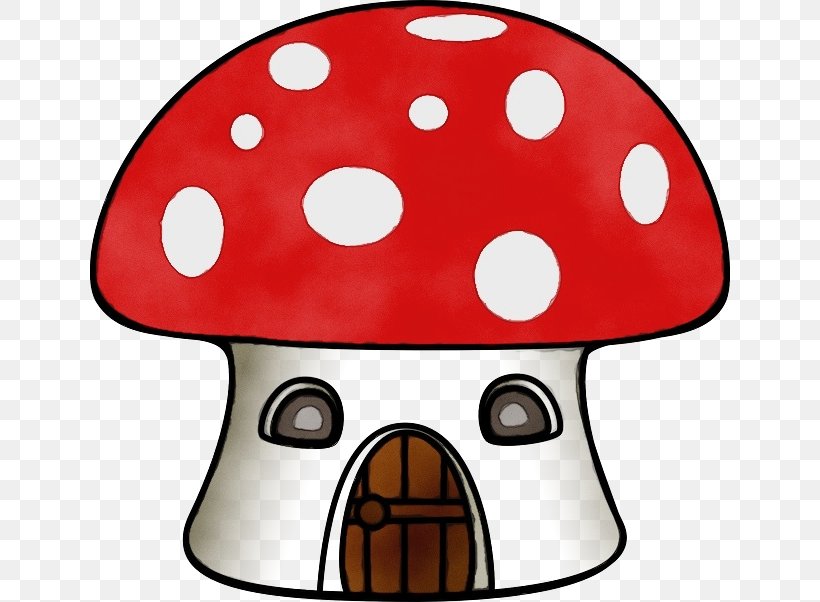 Mushroom Cartoon, PNG, 640x602px, Watercolor, Bicycle Helmets, Mushroom, Paint, Wet Ink Download Free