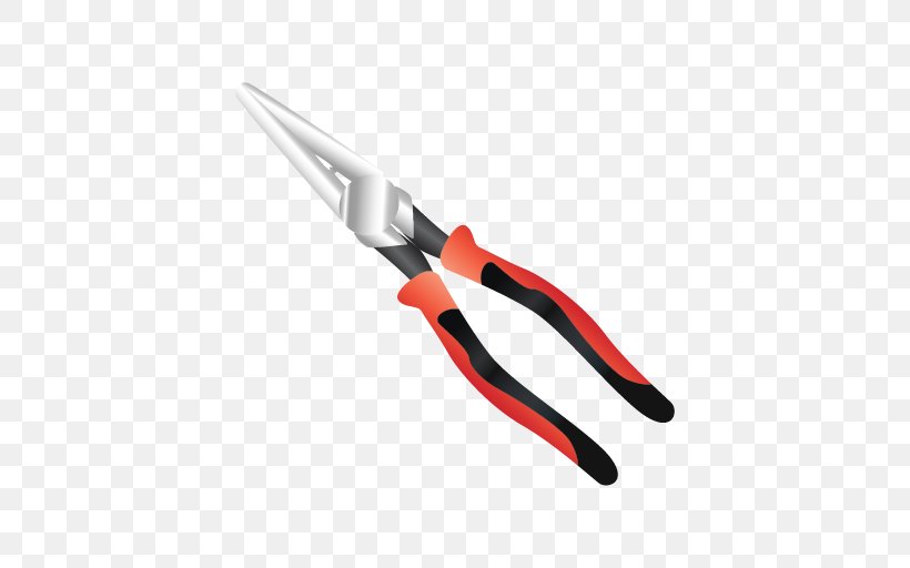 Needle-nose Pliers Icon, PNG, 512x512px, Hand Tool, Diagonal Pliers, Hardware, Icon Design, Needle Nose Pliers Download Free