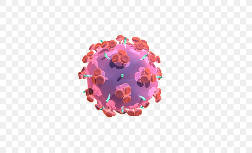 AIDS Virus 3D Computer Graphics Cell, PNG, 500x500px, 3d Computer Graphics, Aids, Anatomy, Bead, Biology Download Free