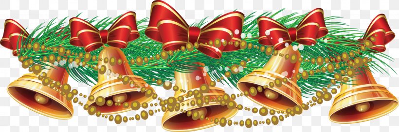 Christmas Bell Clip Art, PNG, 2874x958px, Christmas, Animal Source Foods, Bell, Christmas Decoration, Christmas Ornament Download Free