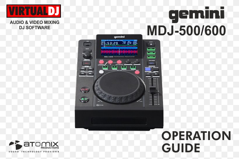 DJ Controller Disc Jockey DJ Mixer Gemini Sound Products Virtual DJ, PNG, 800x545px, Dj Controller, Audio Receiver, Cdj, Computer Dj, Controller Download Free
