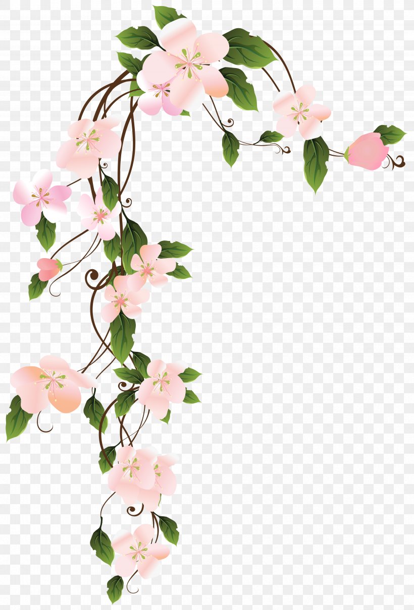 Flower Borders And Frames Clip Art, PNG, 4742x7000px, Flower, Artificial Flower, Blossom, Borders And Frames, Branch Download Free