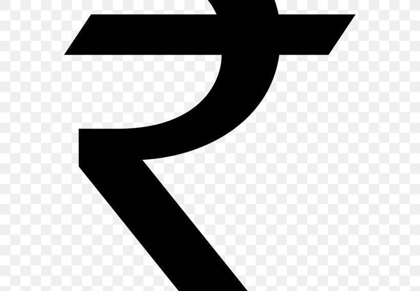 Indian Rupee Sign, PNG, 570x570px, Indian Rupee Sign, Black, Black And White, Brand, Cdr Download Free