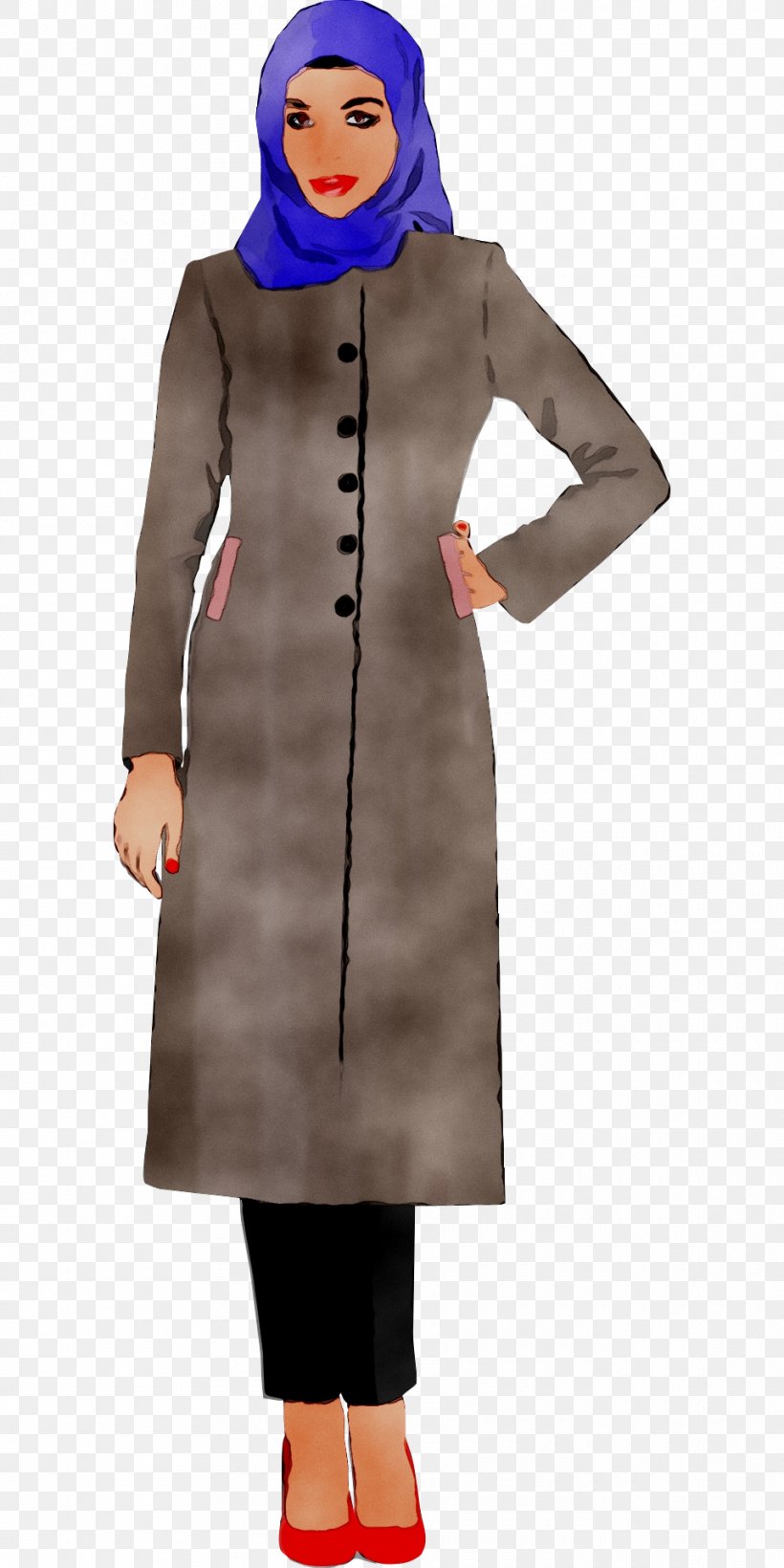 Women In Islam Clip Art Woman Muslim Hijab, PNG, 960x1920px, Women In Islam, Beige, Brown, Clothing, Coat Download Free