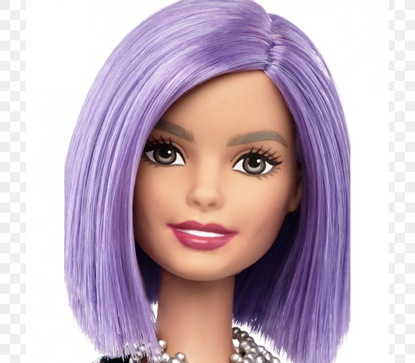 Barbie Doll Violet Purple Hair, PNG, 1143x1000px, Barbie, Brown Hair, Color, Doll, Fashion Download Free
