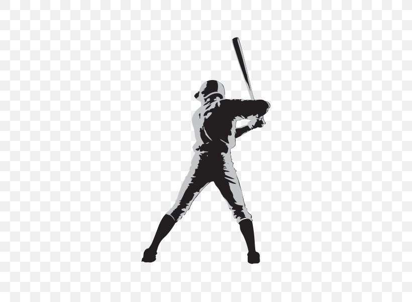 Baseball Bats Wall Decal Silhouette Sticker, PNG, 600x600px, Baseball Bats, Baseball, Baseball Bat, Baseball Equipment, Black And White Download Free