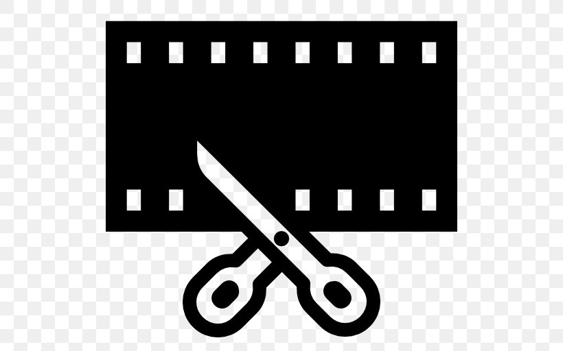 Video Editing Red Line Clip Art, PNG, 512x512px, Video, Area, Black, Black And White, Brand Download Free