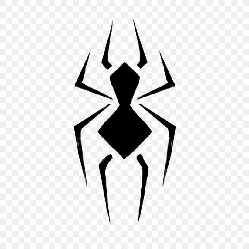 Spider-Man Logo Graphic Design, PNG, 1024x1024px, Spiderman, Amazing Spiderman, Artwork, Black, Black And White Download Free