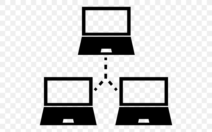 Computer Network Network Monitoring Clip Art, PNG, 512x512px, Computer Network, Area, Black, Black And White, Brand Download Free