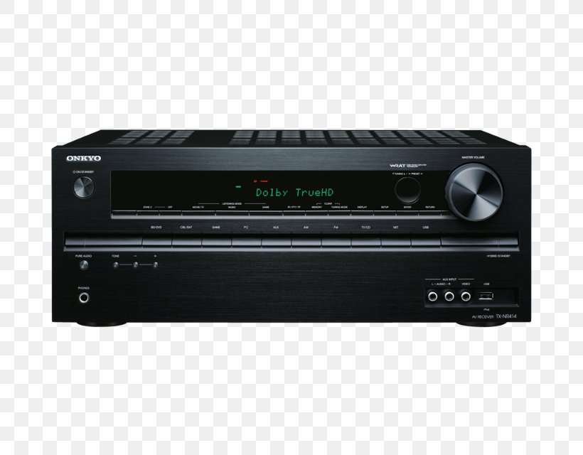 AV Receiver Onkyo TX-NR414 Home Theater Systems Onkyo HT-RC460, PNG, 800x640px, 51 Surround Sound, Av Receiver, Amplifier, Audio, Audio Equipment Download Free