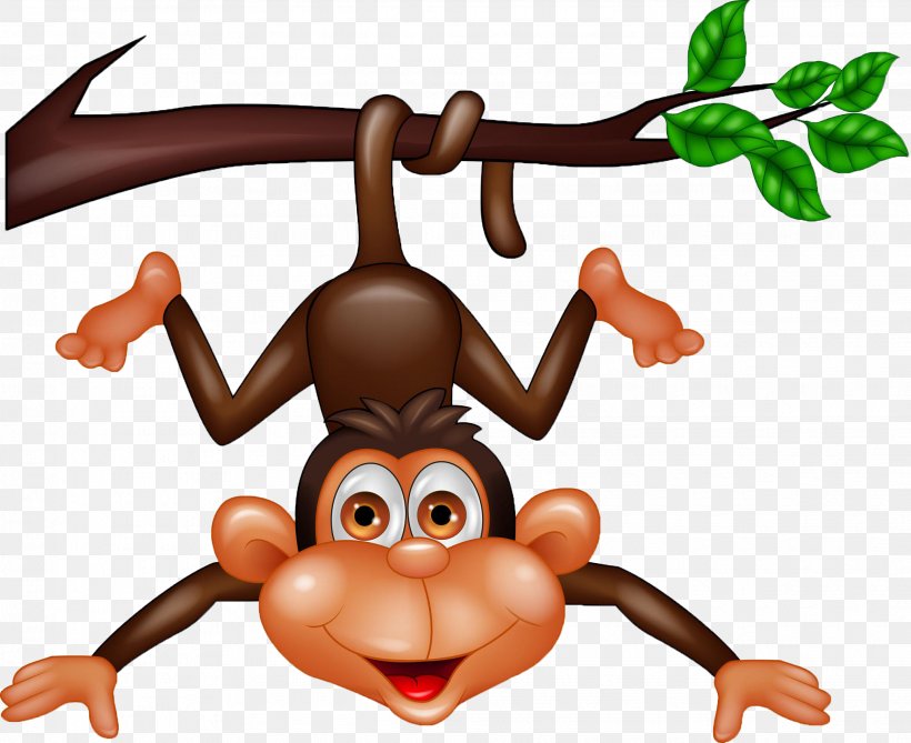 Monkey Royalty-free Clip Art, PNG, 2069x1689px, Monkey, Cartoon, Finger, Hand, Human Behavior Download Free