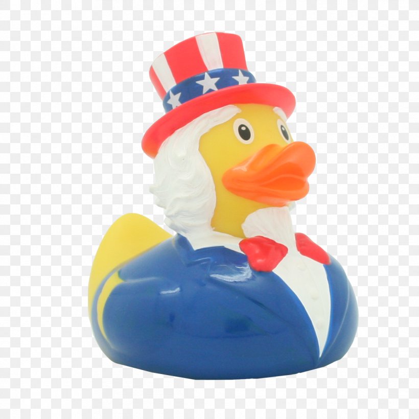 Rubber Duck Uncle Sam Domestic Duck United States, PNG, 1144x1145px, Duck, Bathing, Bird, Celebriducks, Domestic Duck Download Free