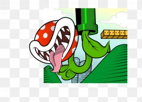 Piranha Art - Vertebrate Piranha Plant Clip Art PNG