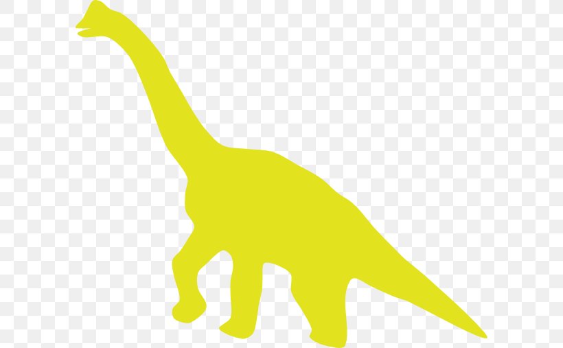 Dinosaur Brontosaurus Yellow Clip Art, PNG, 600x507px, Dinosaur, Animal Figure, Art, Brontosaurus, Fauna Download Free
