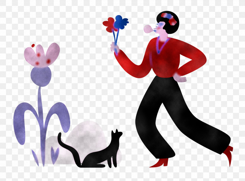 Park Pet Lady, PNG, 2500x1857px, Park, Abstract Art, Cartoon, Cat, Clothing Download Free