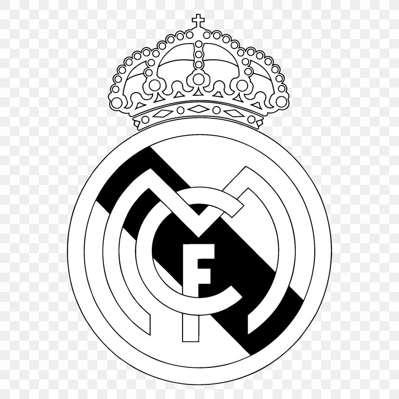Real Madrid C.F. La Liga FC Barcelona El Clásico Football Player, PNG, 2400x2400px, Real Madrid Cf, Black, Black And White, Brand, Cristiano Ronaldo Download Free