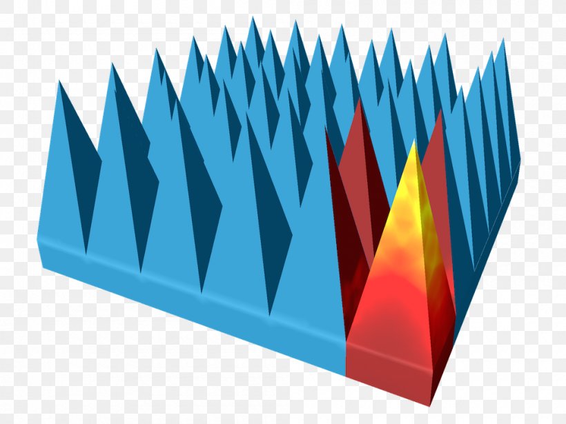 Anechoic Chamber Electromagnetic Radiation Absorption Radiation-absorbent Material Electromagnetic Compatibility, PNG, 1000x750px, Anechoic Chamber, Absorption, Comsol Multiphysics, Electromagnetic Compatibility, Electromagnetic Field Download Free