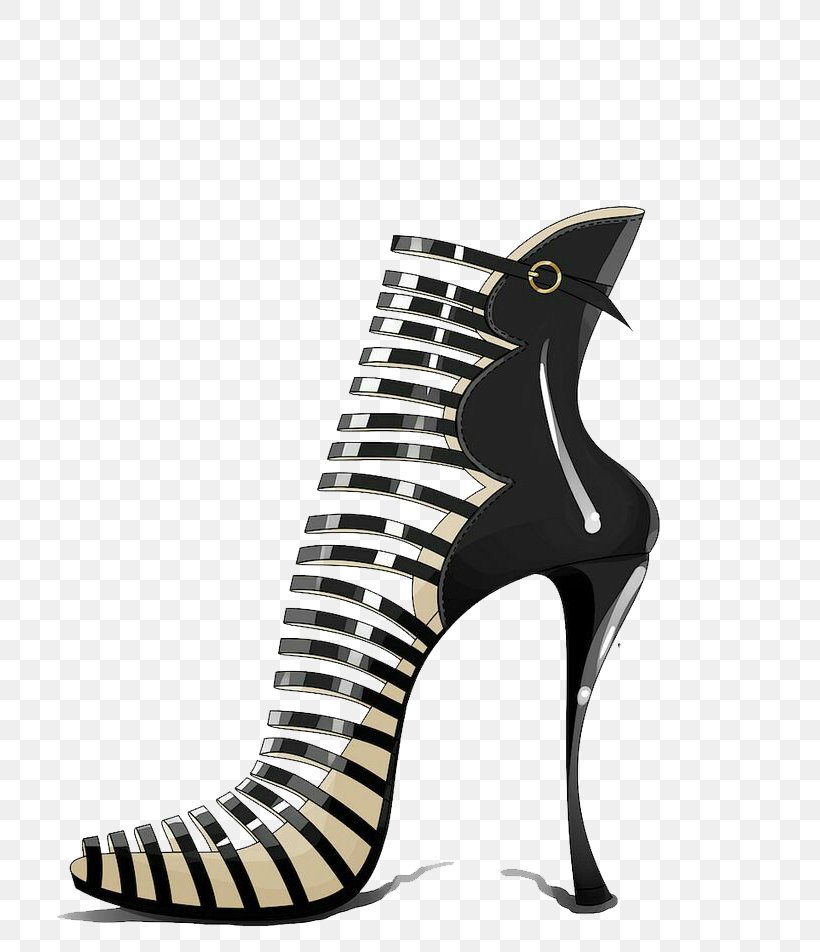 High-heeled Footwear Shoe Drawing Designer, PNG, 736x952px, Highheeled Footwear, Art, Black, Boot, Designer Download Free