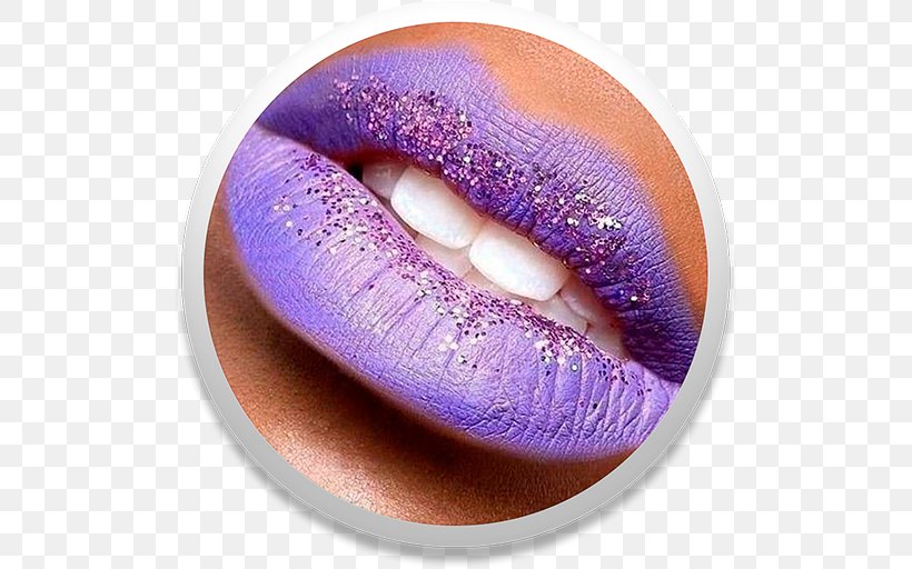 Purple Lilac Color Violet Lip, PNG, 512x512px, Purple, Close Up, Color, Cosmetics, Glitter Download Free