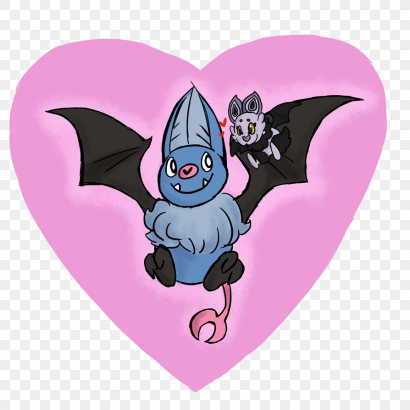 Cartoon Pink M Character, PNG, 894x894px, Cartoon, Bat, Character, Fictional Character, Heart Download Free
