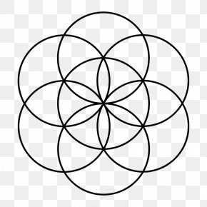 Symbol - Sacred Geometry Overlapping Circles Grid Seed PNG