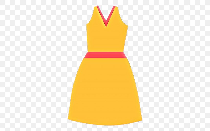 Yellow Dress Clothing Day Dress Cocktail Dress, PNG, 512x512px, Cartoon, Clothing, Cocktail Dress, Day Dress, Dress Download Free