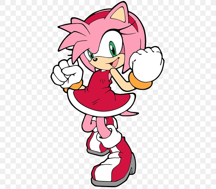 Amy Rose Sonic The Hedgehog Shadow The Hedgehog Tails Sonic Chaos, PNG, 450x717px, Watercolor, Cartoon, Flower, Frame, Heart Download Free