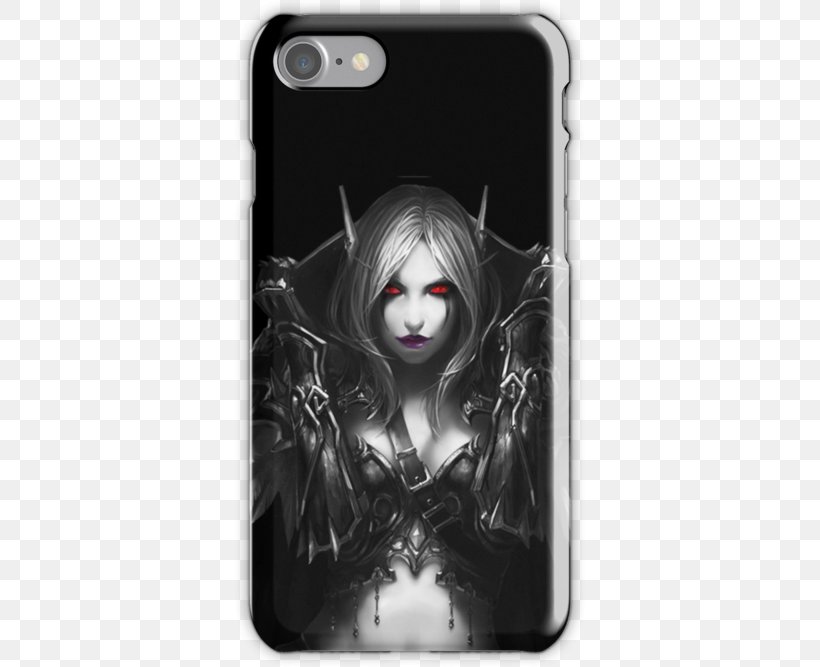 World Of Warcraft Sylvanas Windrunner Warcraft III: Reign Of Chaos Video Game Desktop Wallpaper, PNG, 500x667px, World Of Warcraft, Arthas Menethil, Black, Black And White, Blizzard Entertainment Download Free