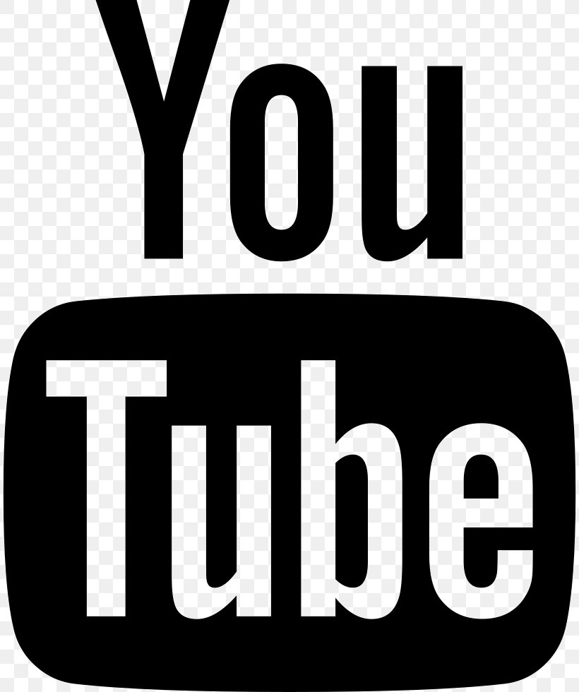 YouTube T-shirt Television Font Awesome, PNG, 812x980px, Youtube, Area, Black And White, Brand, Font Awesome Download Free