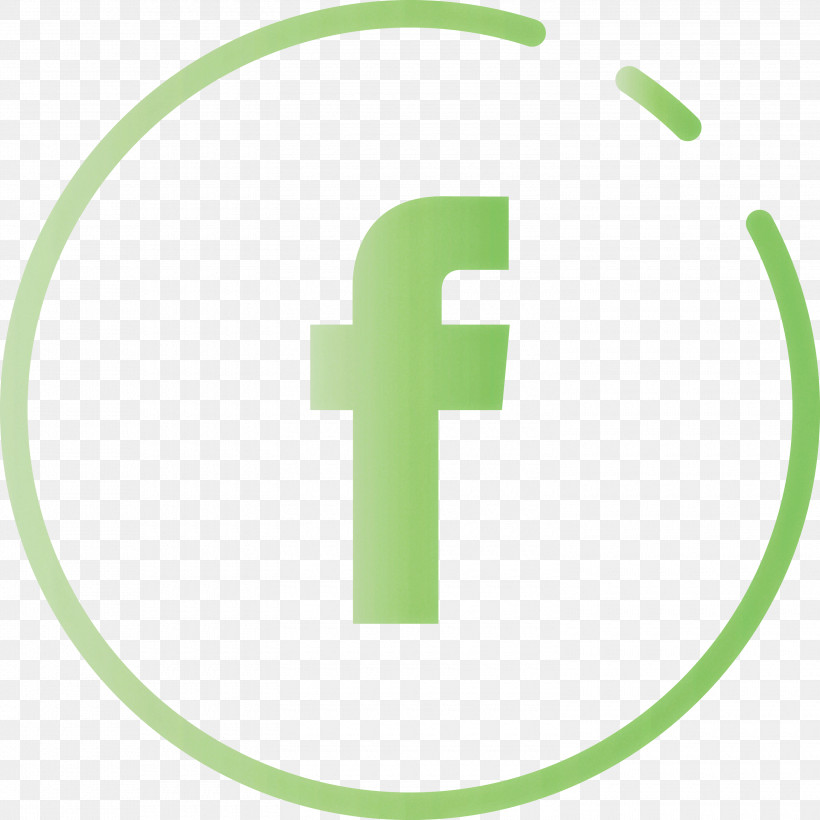 Facebook Round Logo, PNG, 3000x3000px, Facebook Round Logo, Green, Line, Logo, M Download Free