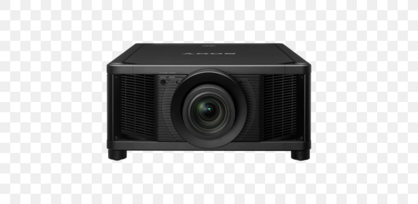 Silicon X-tal Reflective Display Multimedia Projectors Home Theater Systems Sony VPL-VW5000ES 4K Laser Projector, PNG, 676x400px, 4k Resolution, Silicon Xtal Reflective Display, Audio Receiver, Electronic Device, Home Theater Projectors Download Free