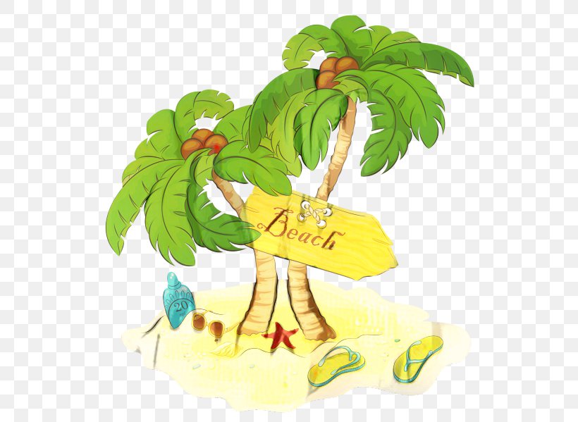 Clip Art Openclipart Transparency Image, PNG, 565x599px, Beach, Fictional Character, Flower, Leaf, Palm Tree Download Free