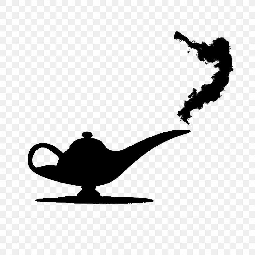 Genie Aladdin Silhouette Vector Graphics Illustration, PNG, 1280x1280px, Genie, Aladdin, Blackandwhite, Drawing, Logo Download Free