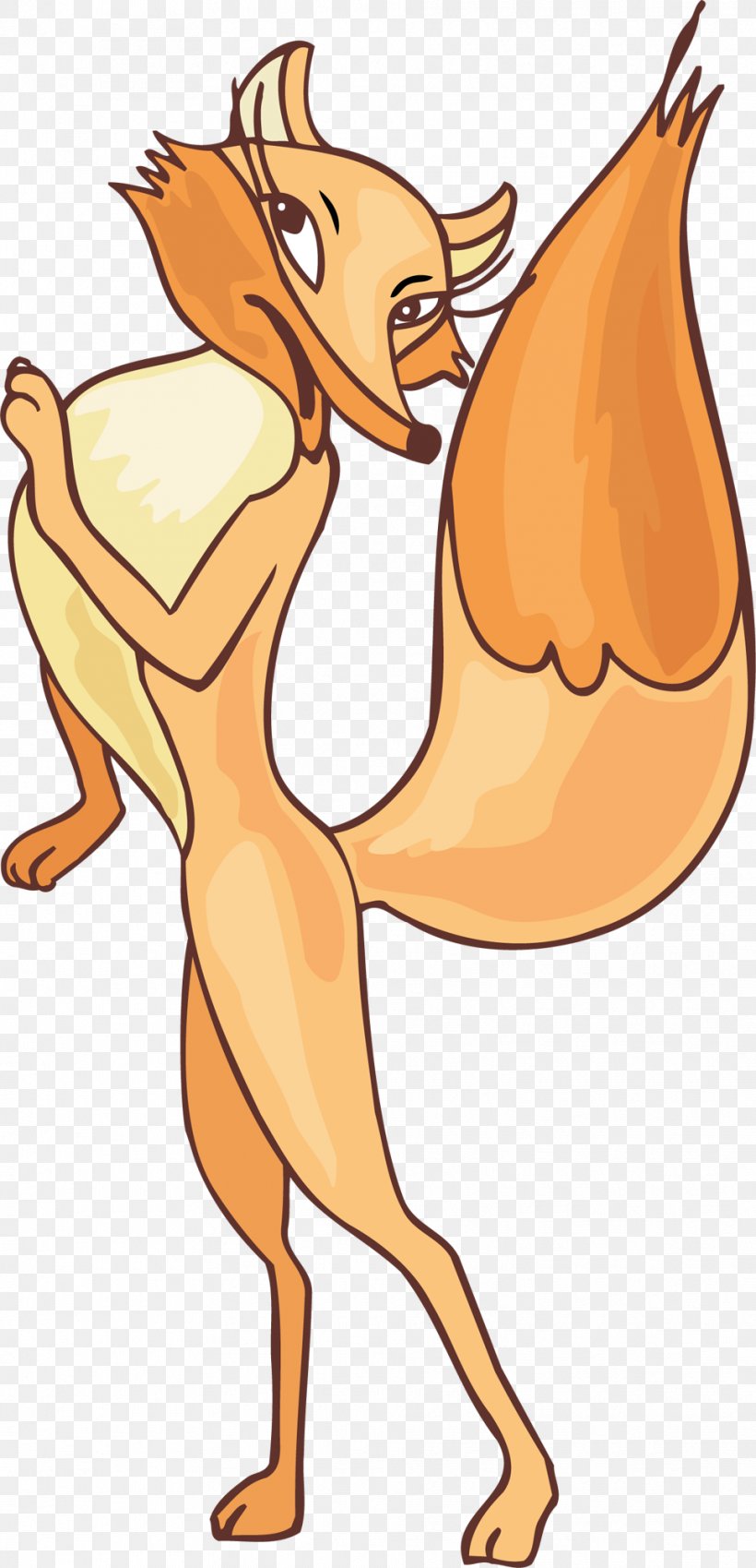 Red Fox Lion Hare, PNG, 965x2000px, Red Fox, Animal, Artwork, Carnivoran, Cartoon Download Free