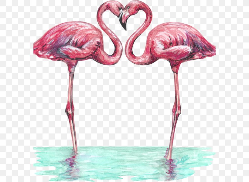 T-shirt Love Greater Flamingo Flamenco, PNG, 600x600px, Tshirt, Artist, Bag, Beak, Bird Download Free