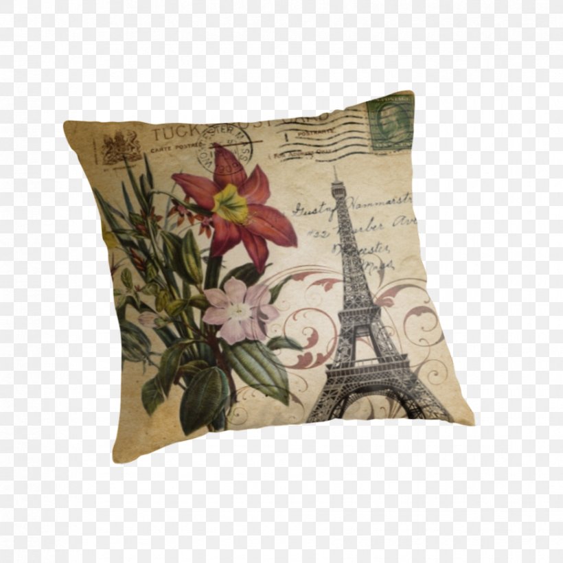Eiffel Tower Throw Pillows Cushion, PNG, 875x875px, Eiffel Tower, Cafepress, Cushion, Laptop, Mail Download Free