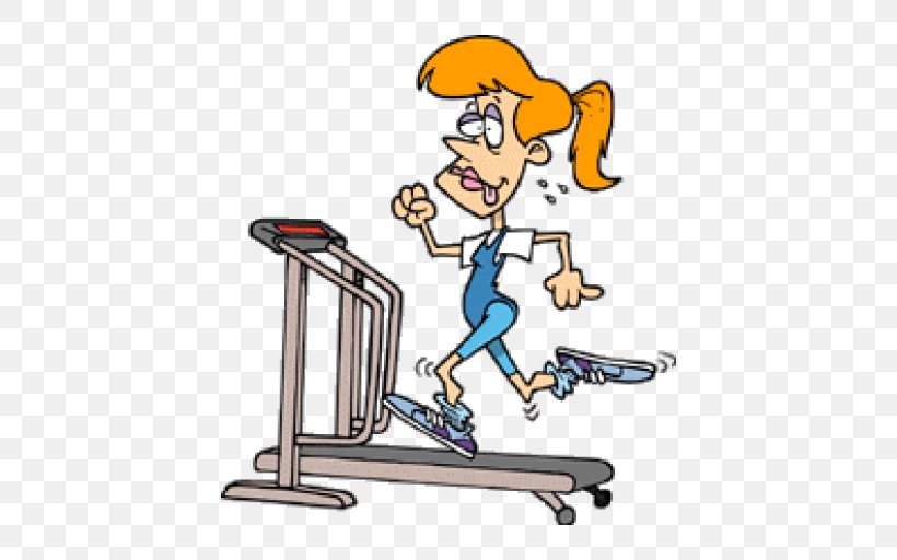 Exercise Fitness Centre Cartoon Treadmill Clip Art, PNG, 512x512px, Exercise, Aerobic Exercise, Animated Film, Area, Cartoon Download Free