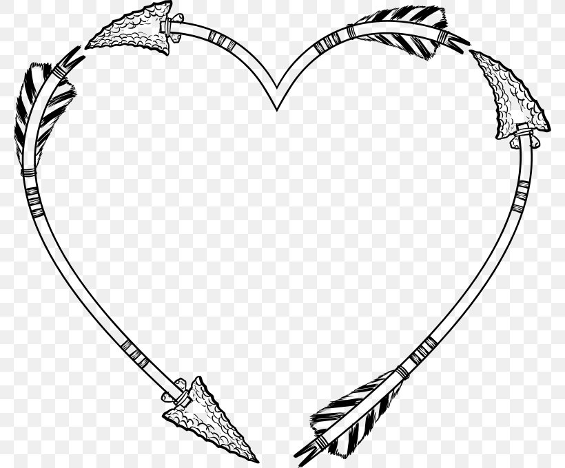 Heart Picture Frames Arrow Clip Art, PNG, 780x680px, Watercolor, Cartoon, Flower, Frame, Heart Download Free